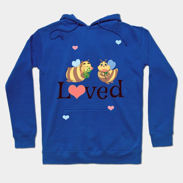 Be Loved Hoodie by Athikan